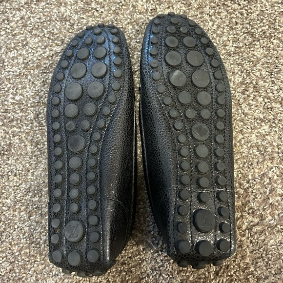 Louis Vuitton black lock flat size 37 black noir locket detail - Picture 5 of 11